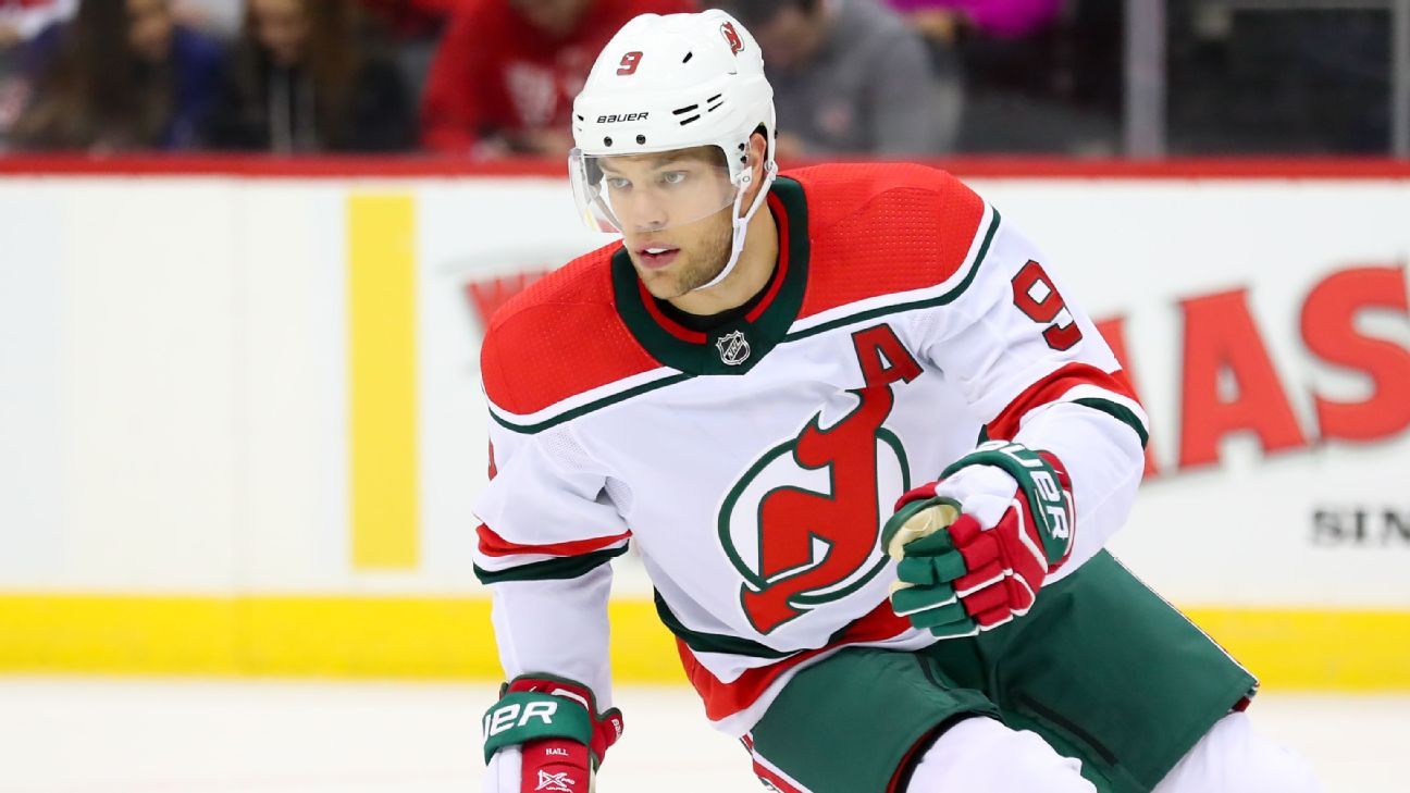 Taylor Hall still 'a bit bitter' over trade to Devils