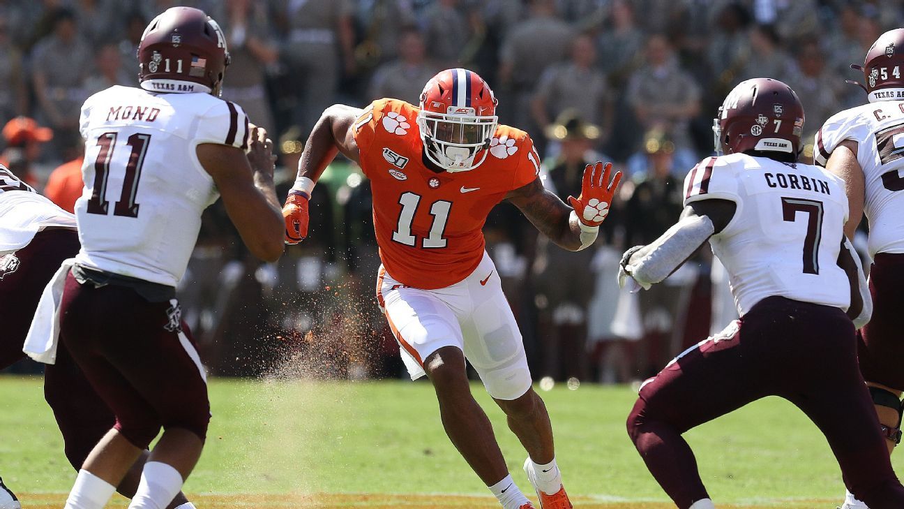 2020 NFL Mock Draft: New York Giants Select LB Isaiah Simmons at No. 4 -  Dawgs By Nature