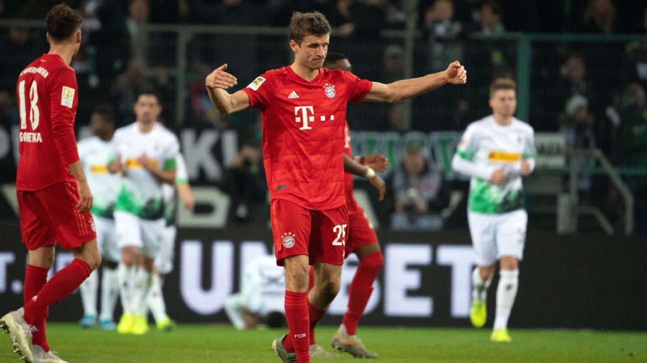 Borussia Monchengladbach Vs Bayern Munich Football Match Report December 7 19 Espn