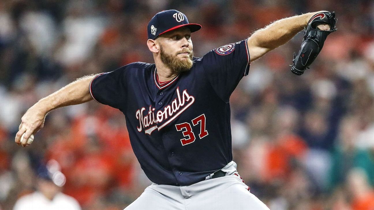 MLB Free Agent Stock Watch: Nationals' Stephen Strasburg looking more and  more likely to opt out 