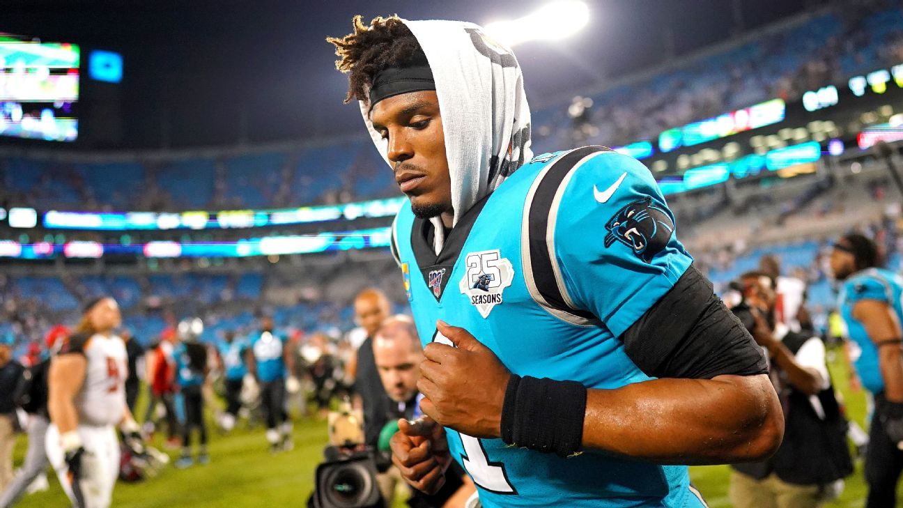 QB Cam Newton says he put himself in tough situations with the Carolina  Panthers and New England Patriots - ESPN