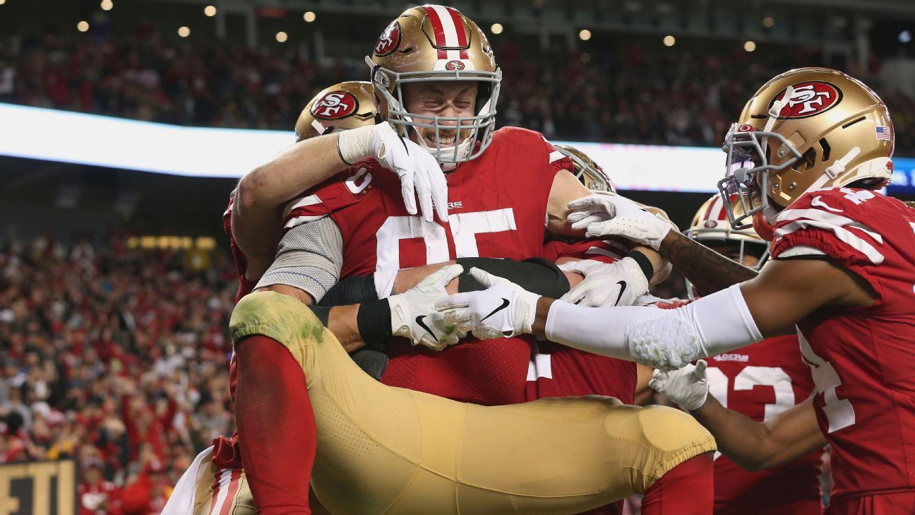 San Francisco 49ers clinch playoff berth by edging Los Angeles Rams 27-24  in overtime 