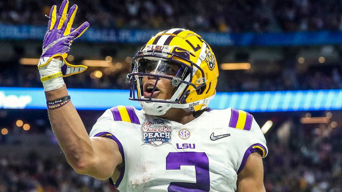 LSU's Justin Jefferson looks to finish the job his brothers