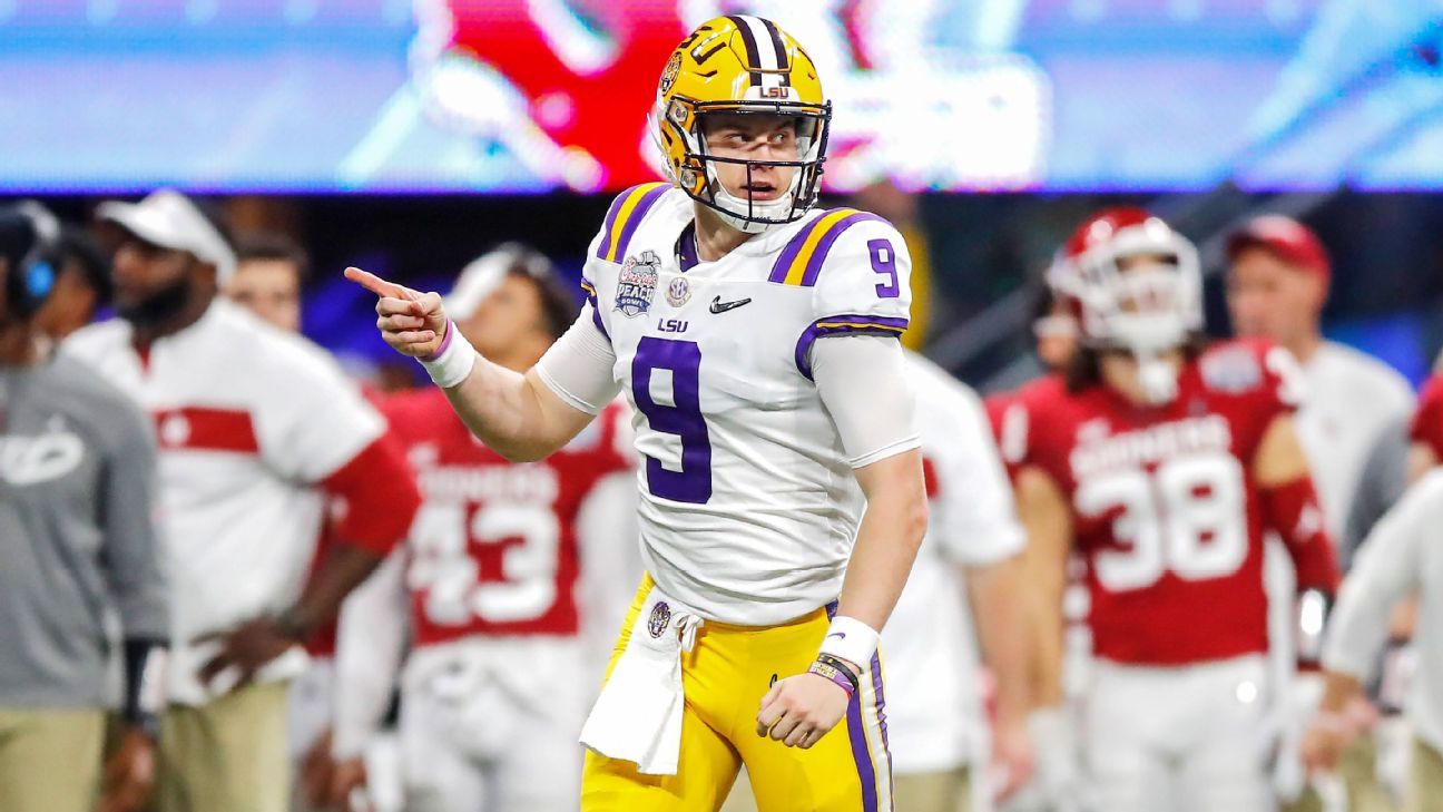 LSU's Joe Burrow, Justin Jefferson lead AP all-bowl team