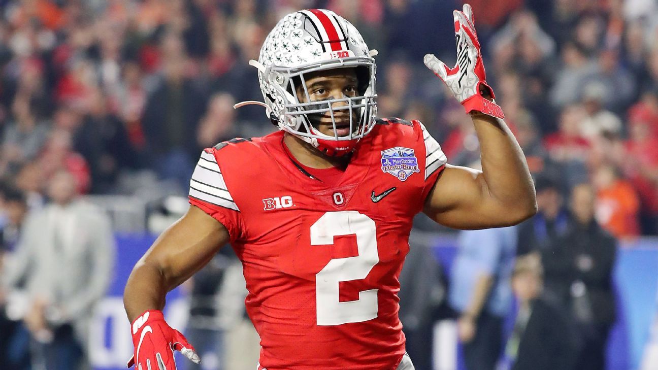 J.K. Dobbins selected by Baltimore Ravens with No. 55 overall pick -  DottingTheEyes