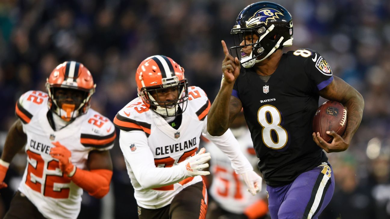 Watch: Ravens QB Lamar Jackson's longest touchdown run 