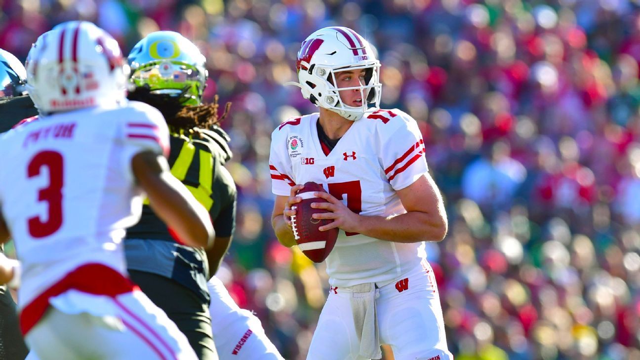 Wisconsin QB Jack Coan enters NCAA transfer portal