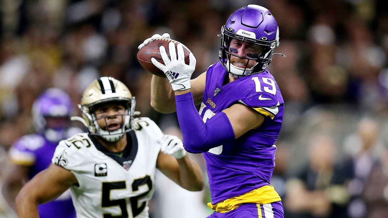 Minnesota Vikings upset New Orleans Saints in overtime in NFC wild card