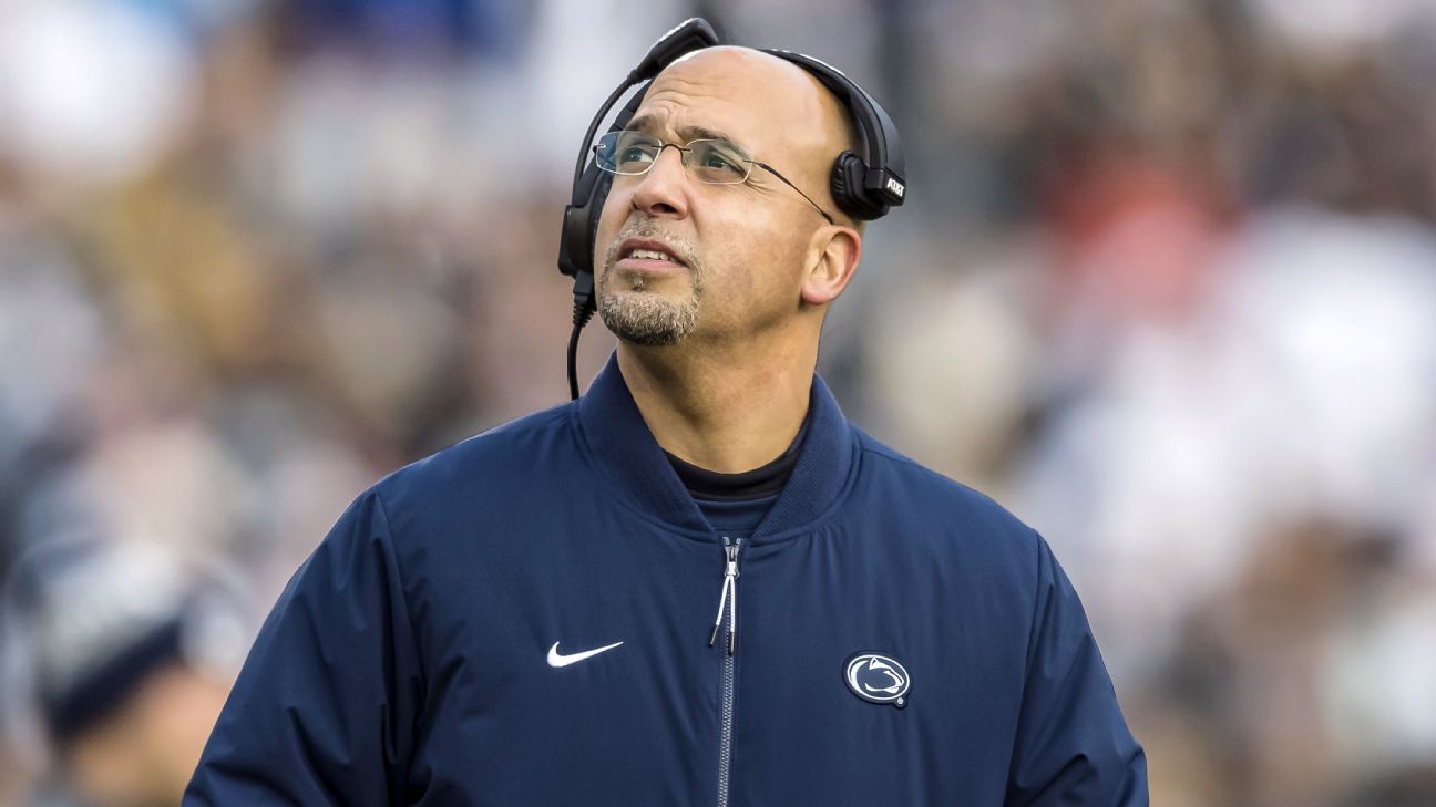 Penn State's James Franklin leaving family in Florida to protect ...
