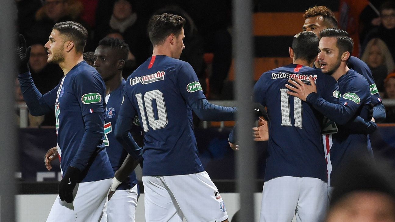 Lorient vs. Paris Saint-Germain - Football Match Report - January 19
