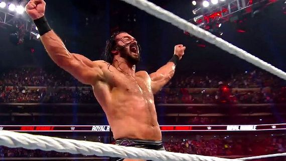 Wwe Royal Rumble Results Drew Mcintyre Charlotte Flair Win