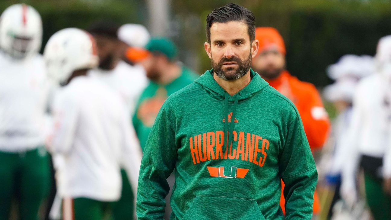 Miami's Manny Diaz focused on Virginia Tech, not his future as Hurricanes' head coach