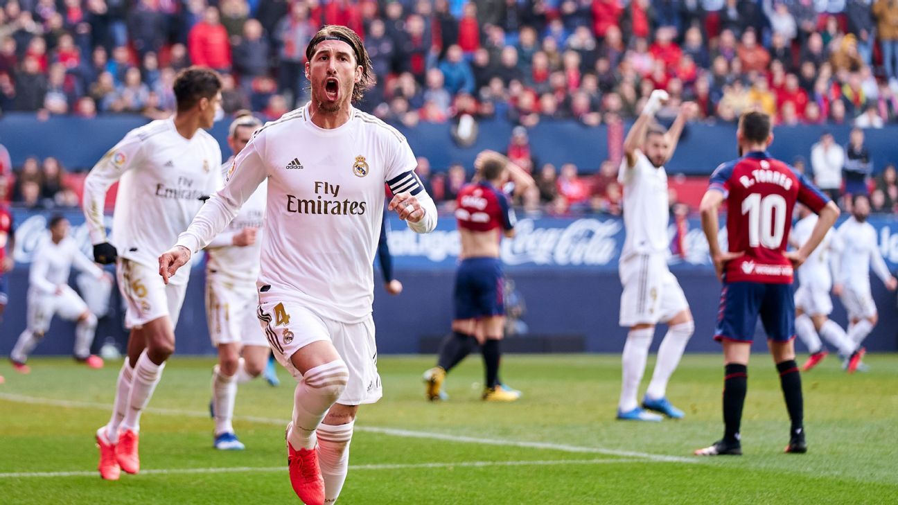 Osasuna vs. Real Madrid - Football Match Report - February ...