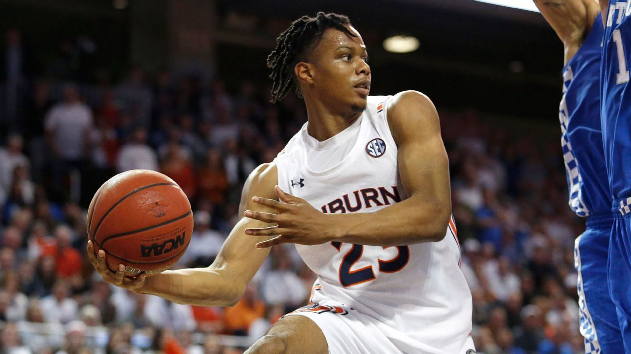 Star Auburn freshman Isaac Okoro to keep name in 2020 NBA Draft