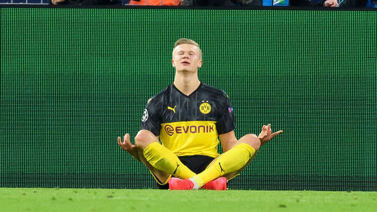 Erling Haaland's stunning Champions League goal stats Dortmund striker