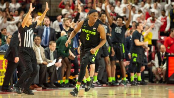 On A Day Filled With Upsets Michigan State Continues To Surge