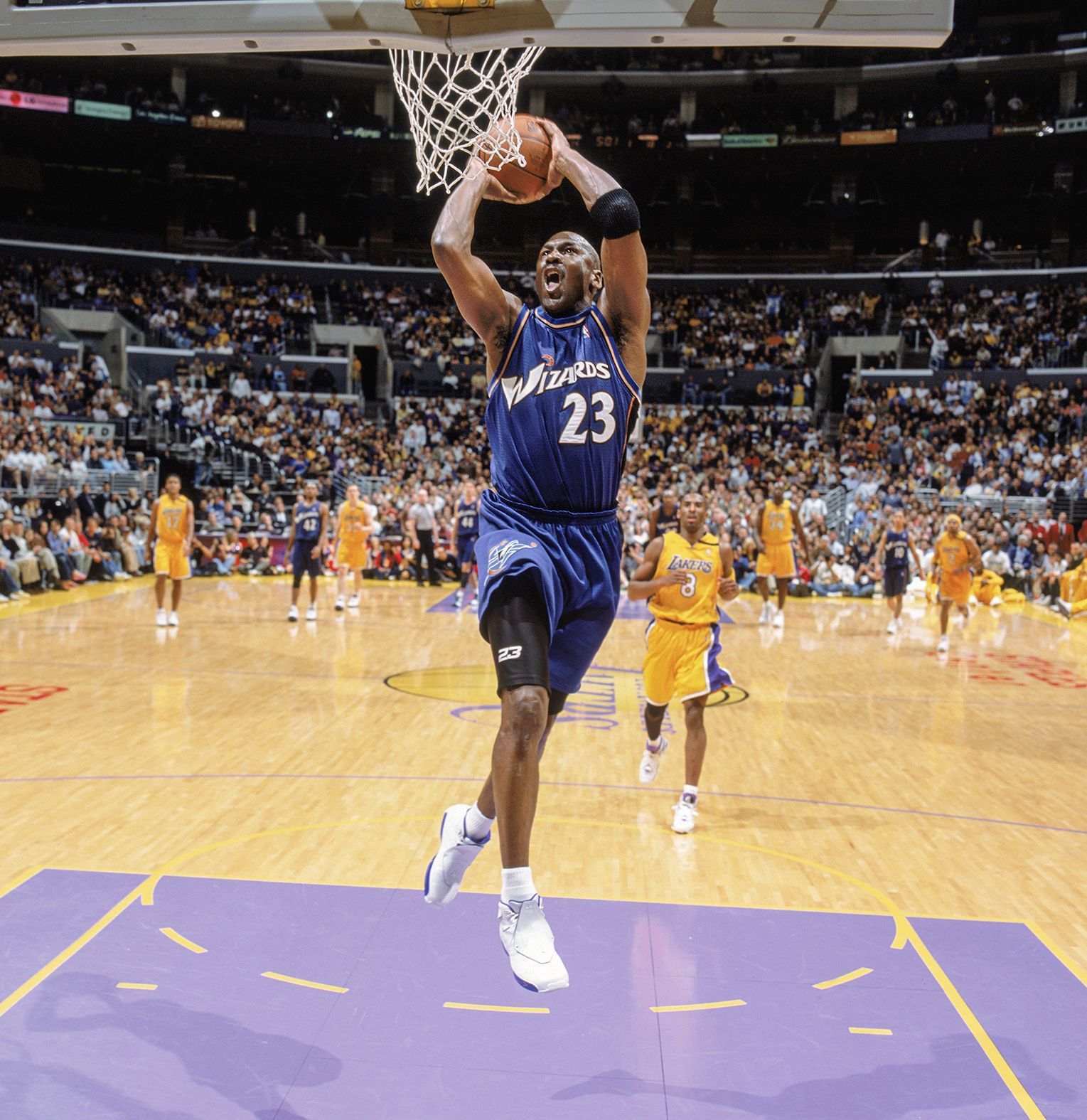 Майкл Джордан в форме Вашингтон Уизардс