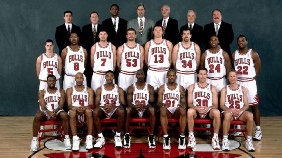 1996 chicago bulls roster