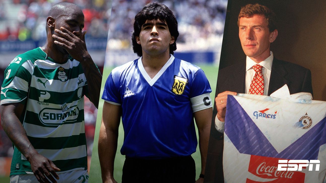 Curiosidades de jerseys de futbol a lo largo de la historia