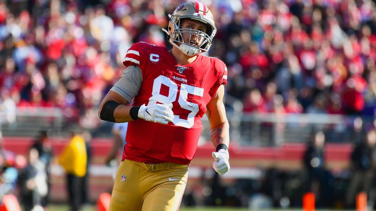 San Francisco 49ers place TE George Kittle on injured reserve