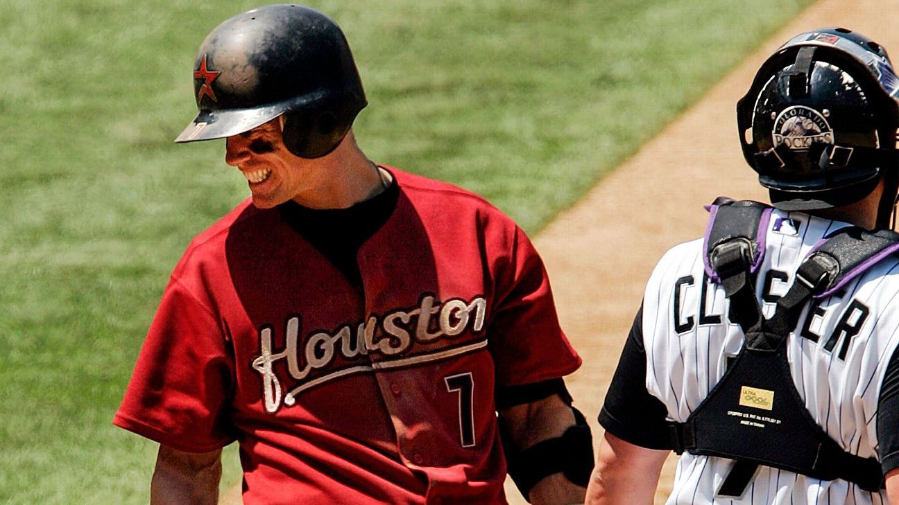 Craig Biggio sets a painful record, and four other hit by pitches that made  MLB history - ESPN