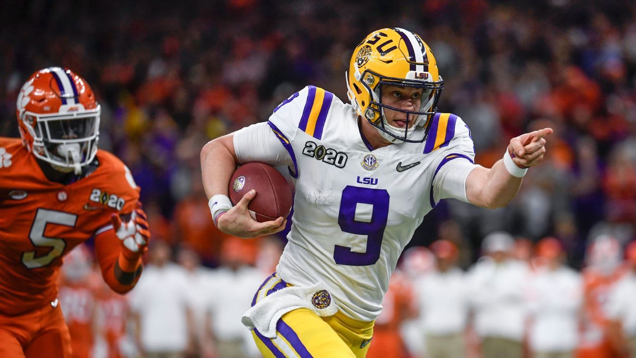 Joe Burrow mock 'NCAA Football 21' cover has us wishing for return of the  college football video game series