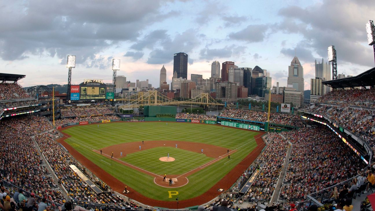 PNC Park, the home field for the Pittsburgh Pirates Major League