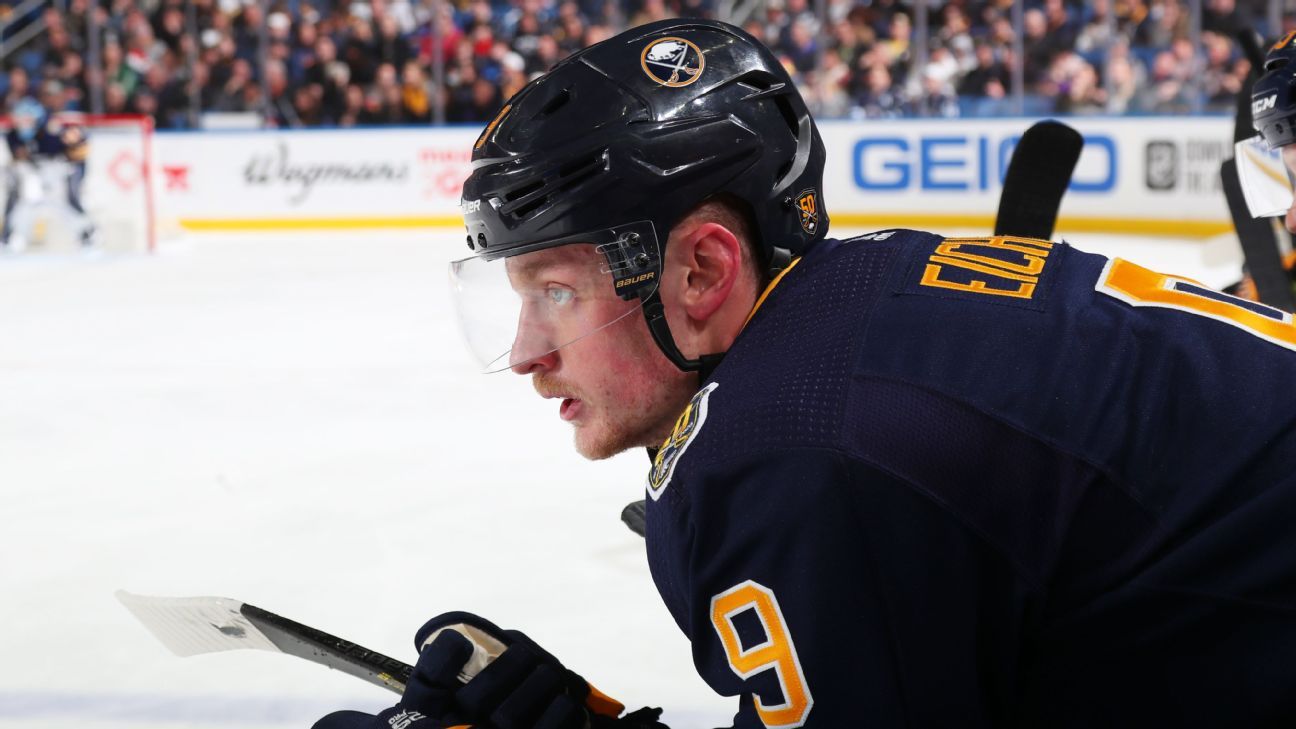 Buffalo Sabres - Rasmus Dahlin threw out the first pitch