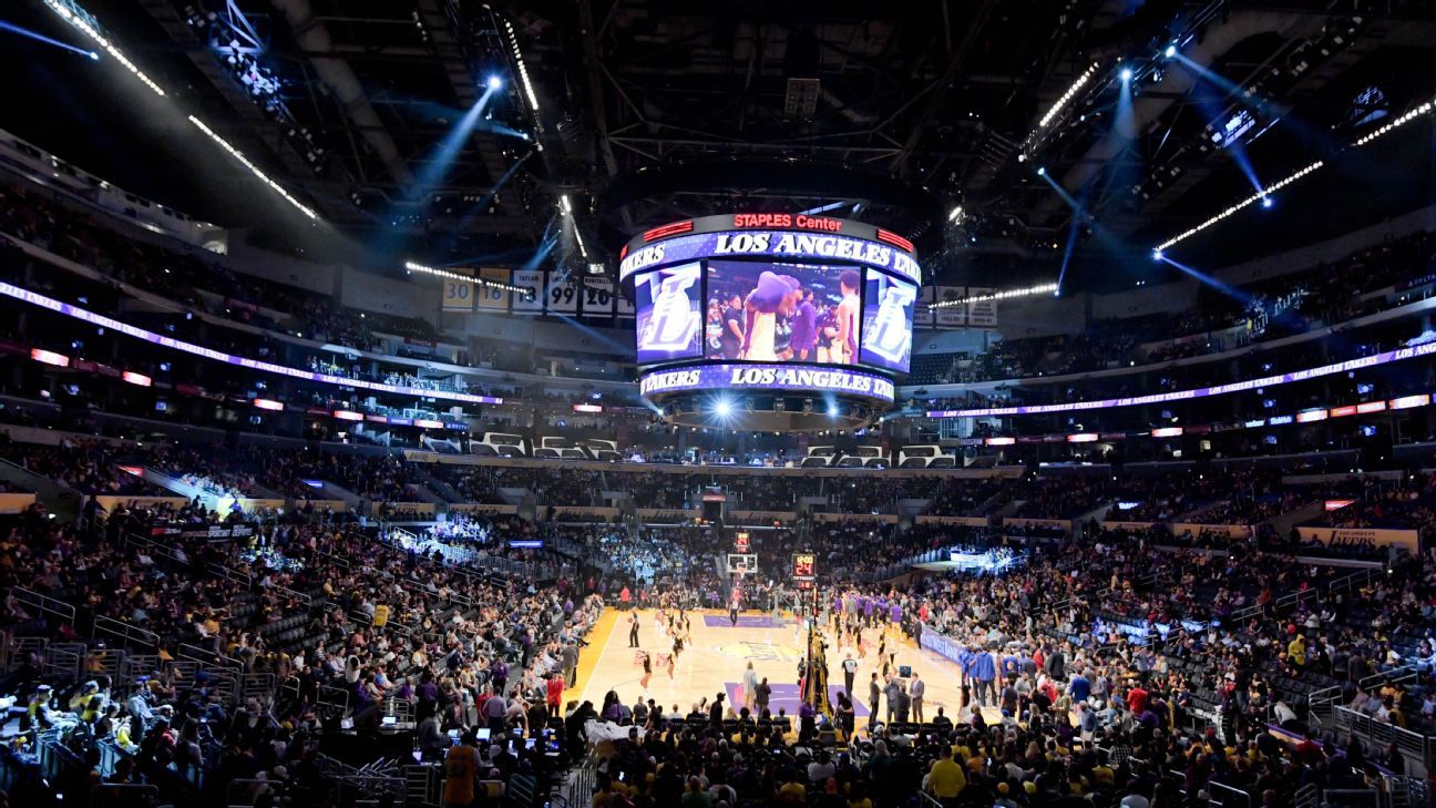 Lakers Unveil 2019-20 NBA Championship Banner Ahead of Final Home Game –  NBC Los Angeles