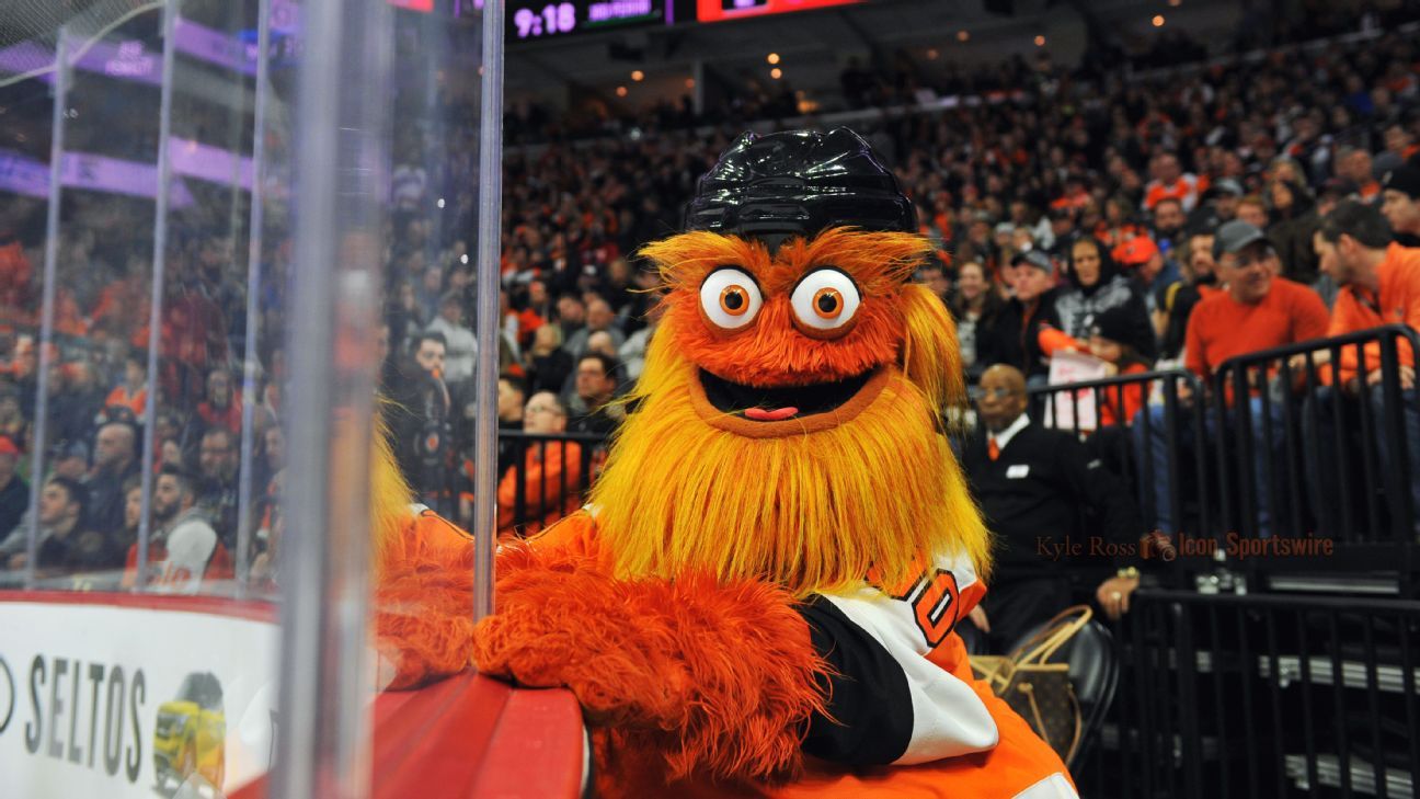 Gritty gets a 'Queer Eye' makeover - Philadelphia Flyers' mascot goes from 'orange fluffy mess' to 'game day best' - ESPN