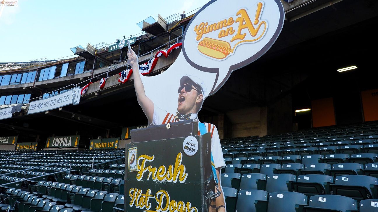 Celebrity cardboard cut-outs at baseball games