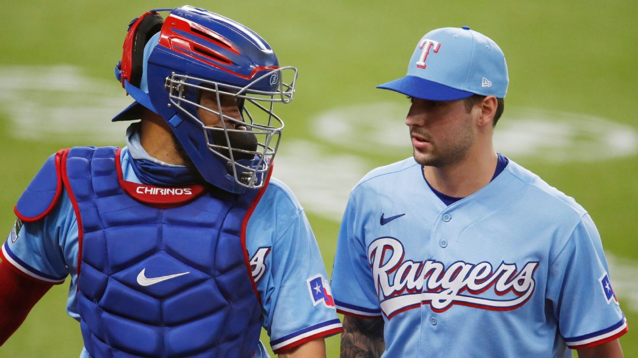 FOX Sports: MLB on X: The Dallas Stars are wearing Texas Rangers powder blue  jerseys tonight 😍🔥 📷: @DallasStars  / X