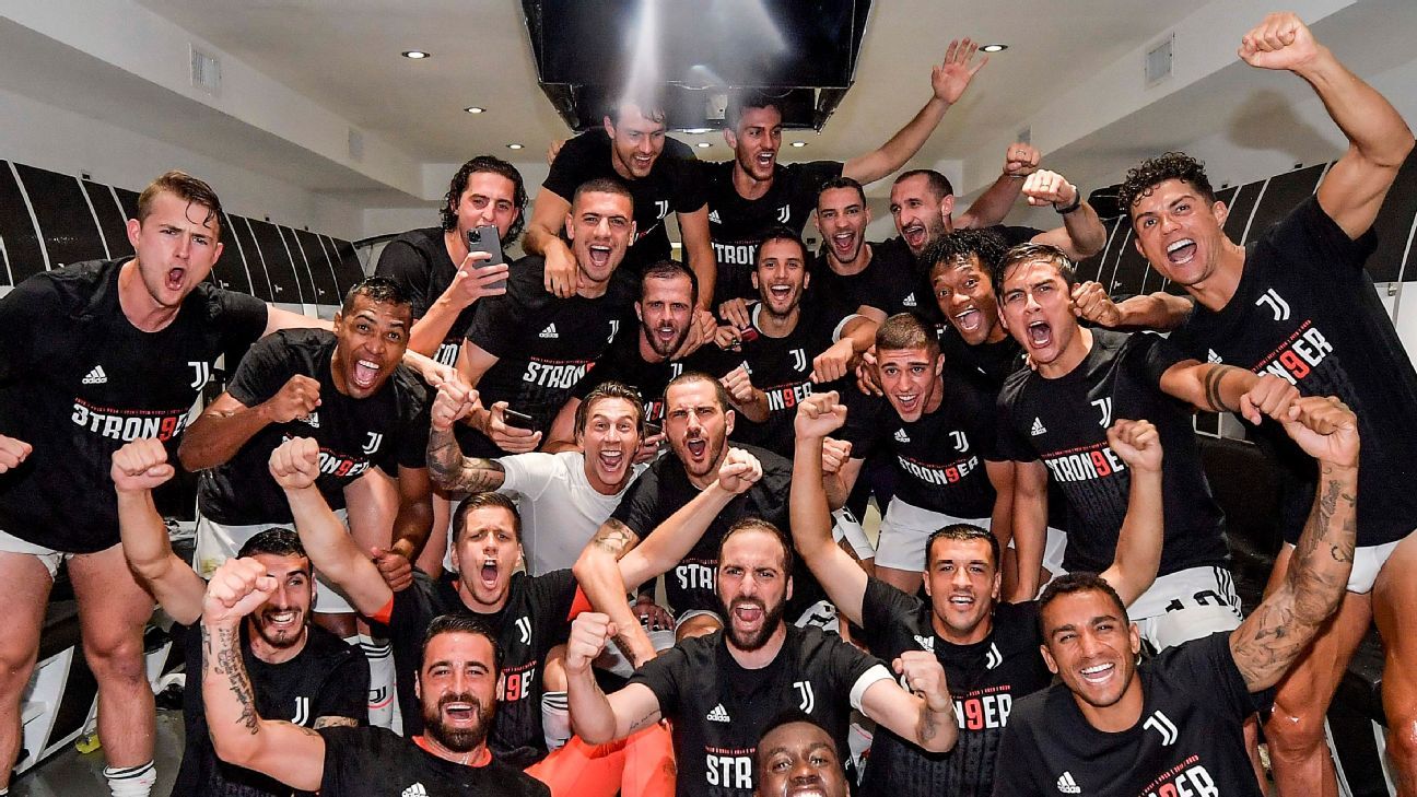 Juventus win Serie A title for ninth consecutive season