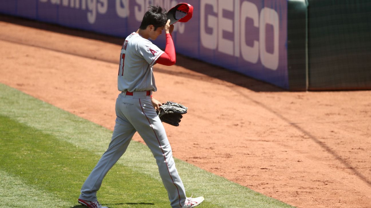 L.A. Angels Pitcher Shohei Ohtani Out With Injury; Uncertain To