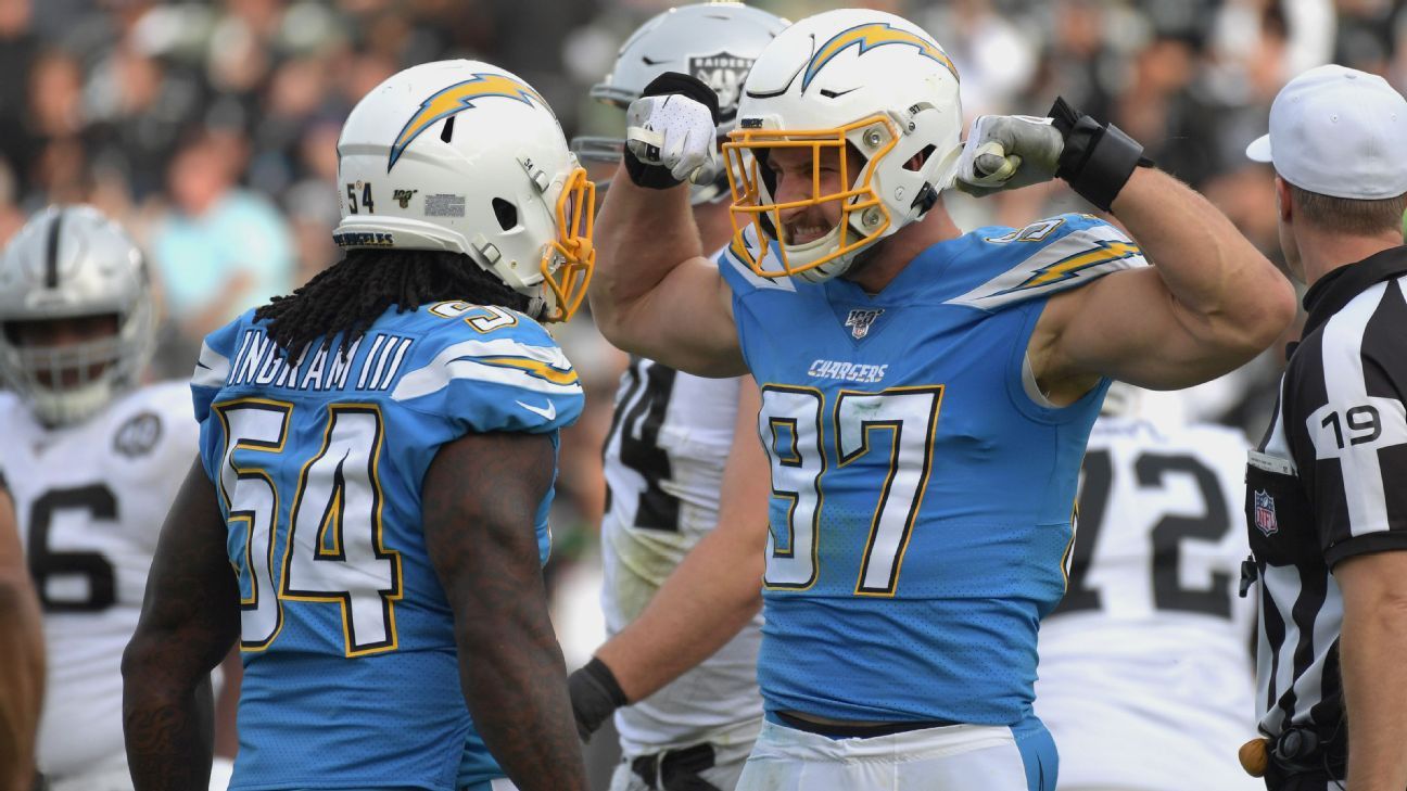 Joey Bosa and Chargers come to terms on an NFL record five-year, $135  million extension 