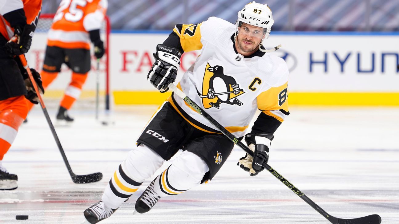 Pens' Crosby has wrist surgery, eyes camp return.