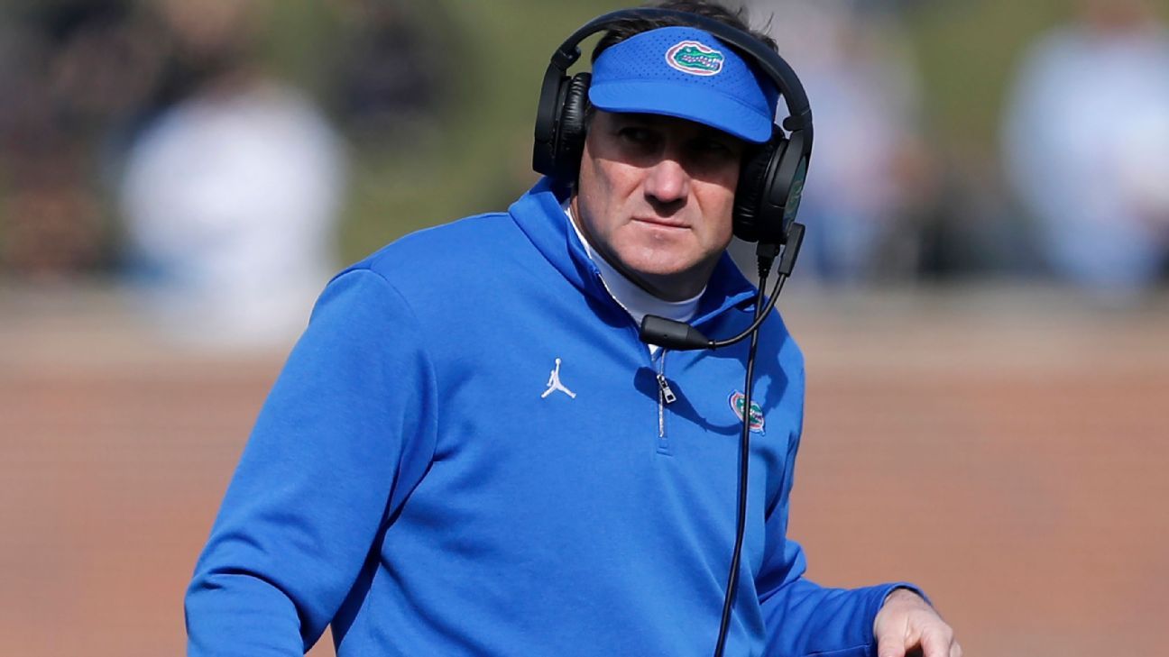 Florida Gators coach Dan Mullen, 21 players test positive for COVID-19