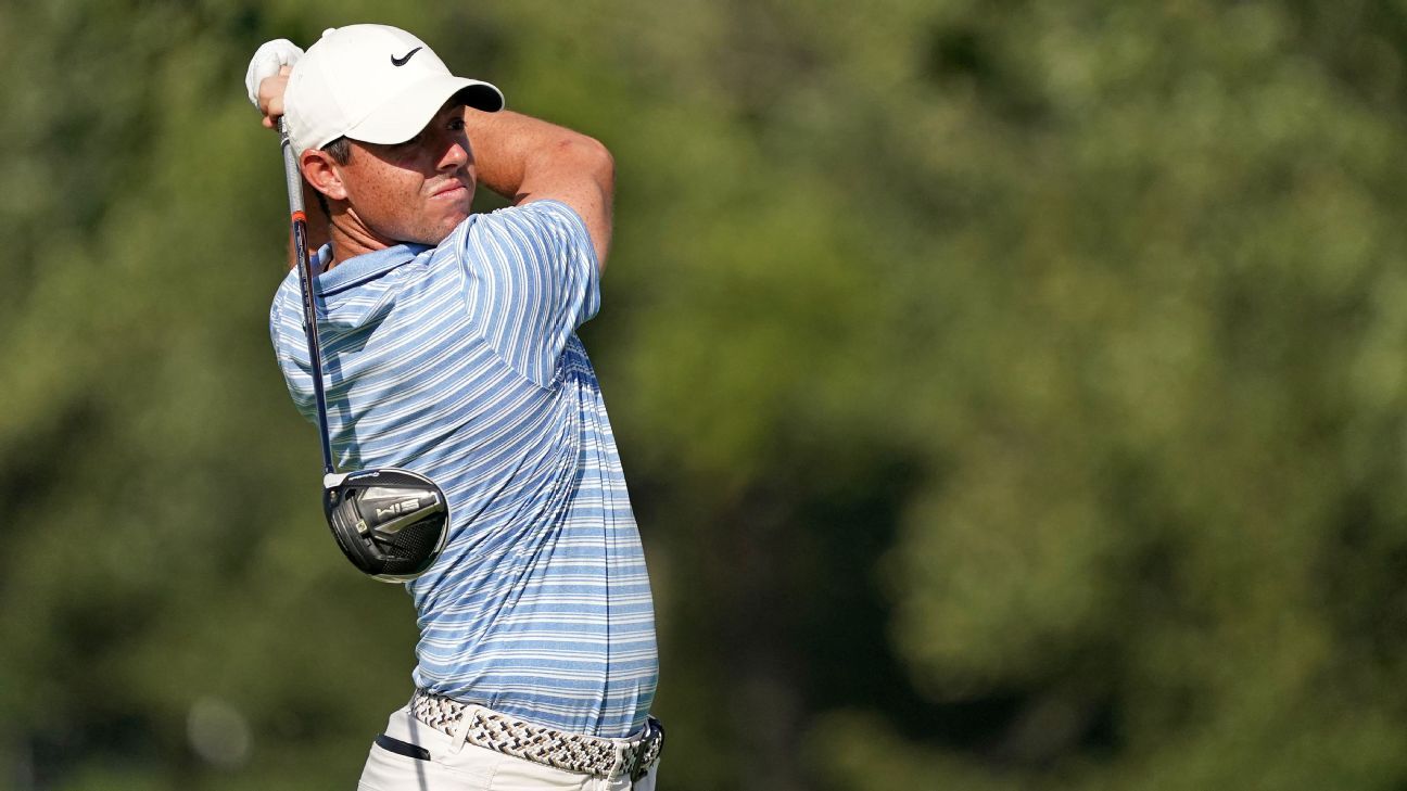 Rory McIlroy, Patrick Cantlay share BMW Championship lead at Olympia