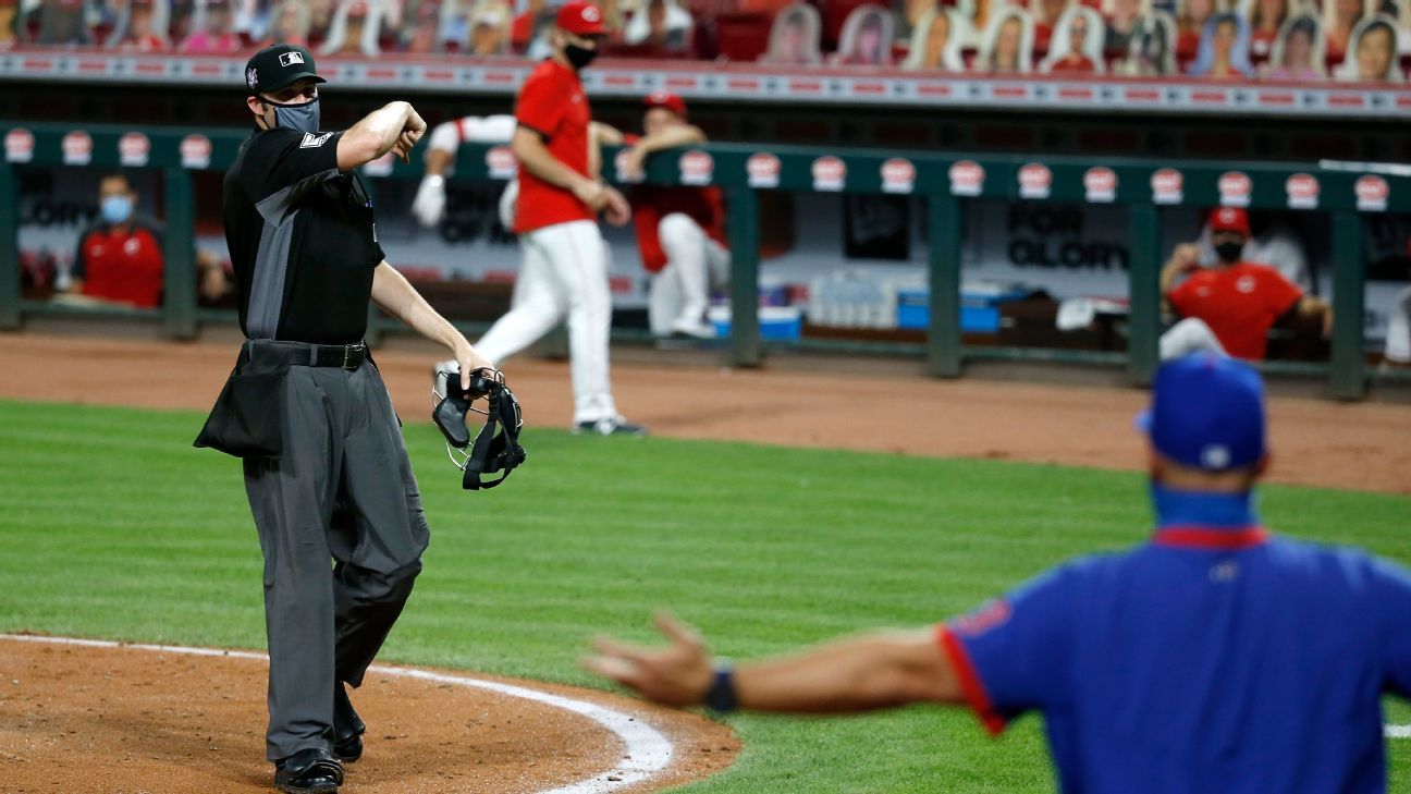 MLB umpire suspended for grabbing player