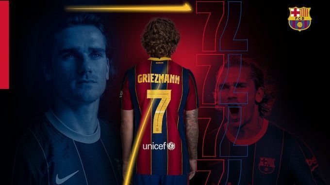 Griezmann presenta el número 7 con la ayuda de Kevin Durant