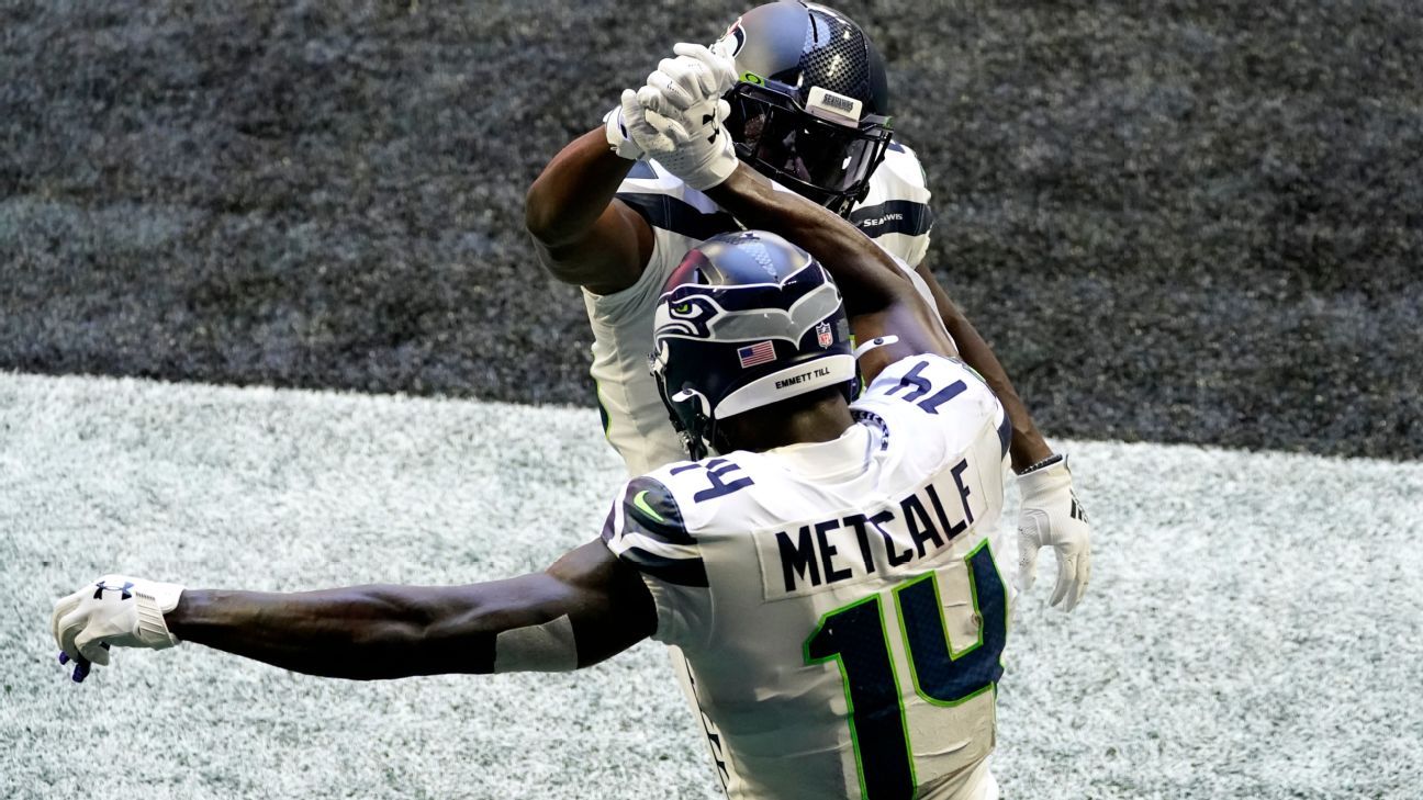 DK Metcalf stunned by Russell Wilson's departure from Seahawks