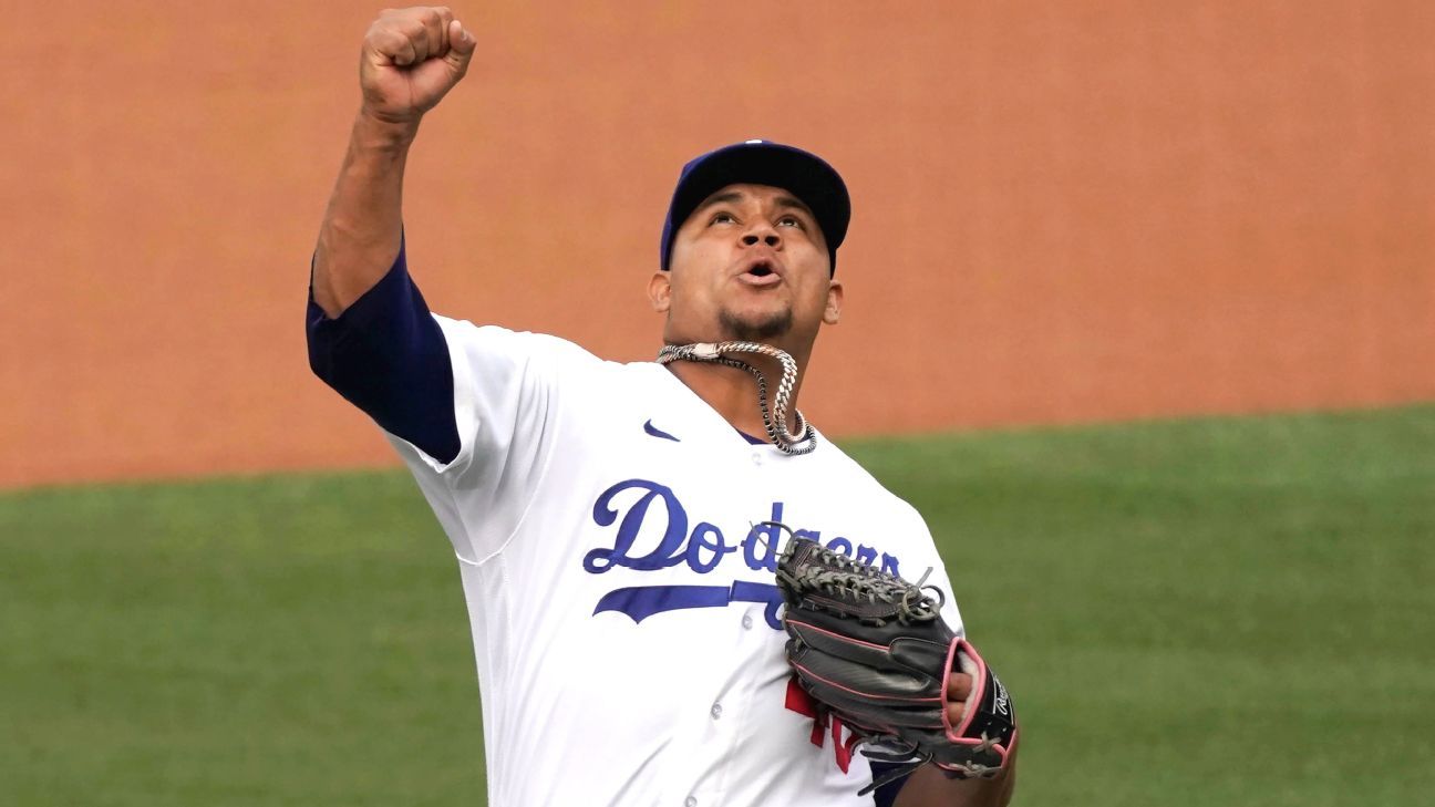 Dodgers family reunion: Brusdar Graterol's mom sees her son pitch for first  time in the majors after 7 years apart - ABC7 Los Angeles