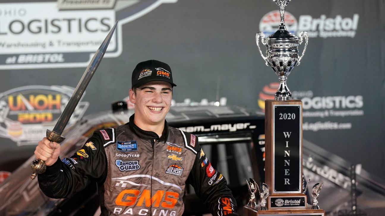 Upstart Sam Mayer, 17, steals spotlight with NASCAR Truck ...