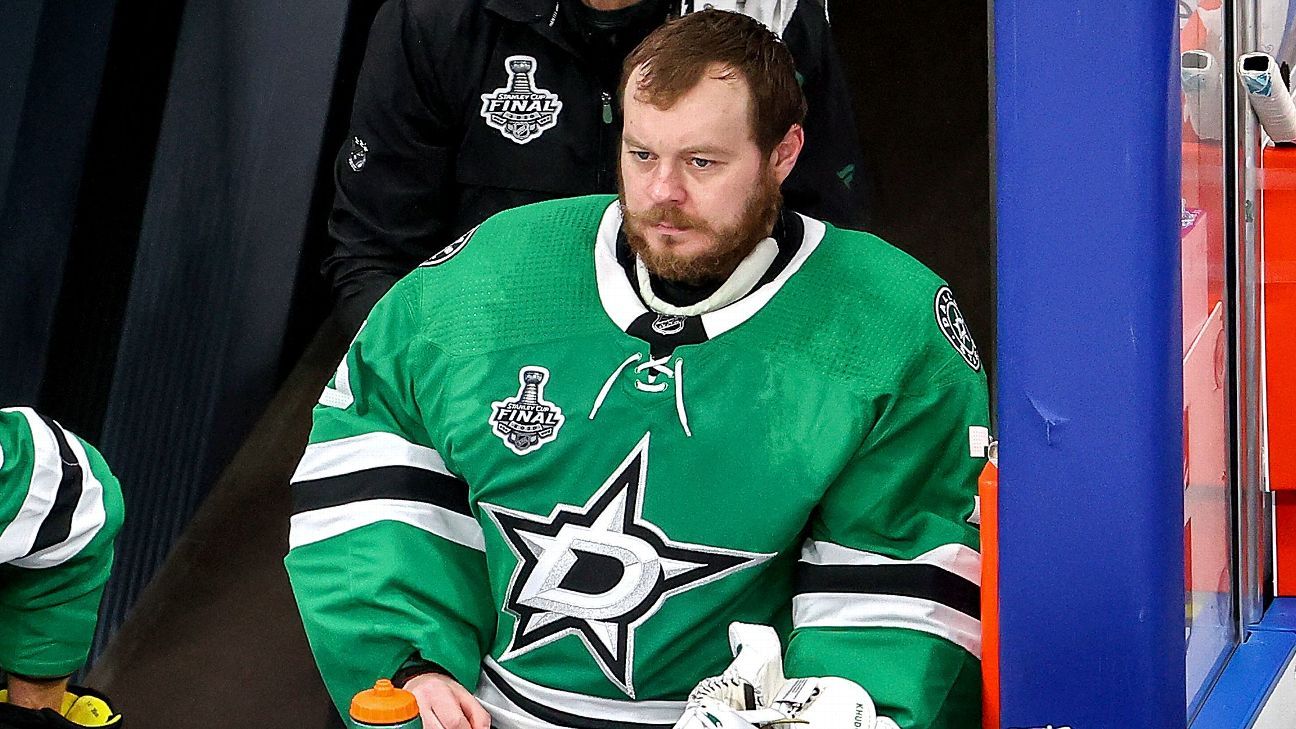 Dallas Stars waive struggling veteran goalie Anton Khudobin