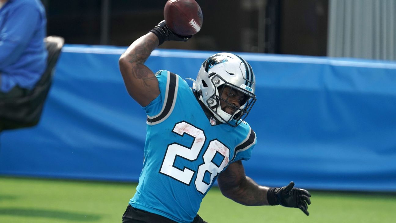 Panthers turn to former Gamecock Mike Davis with McCaffrey set to miss time