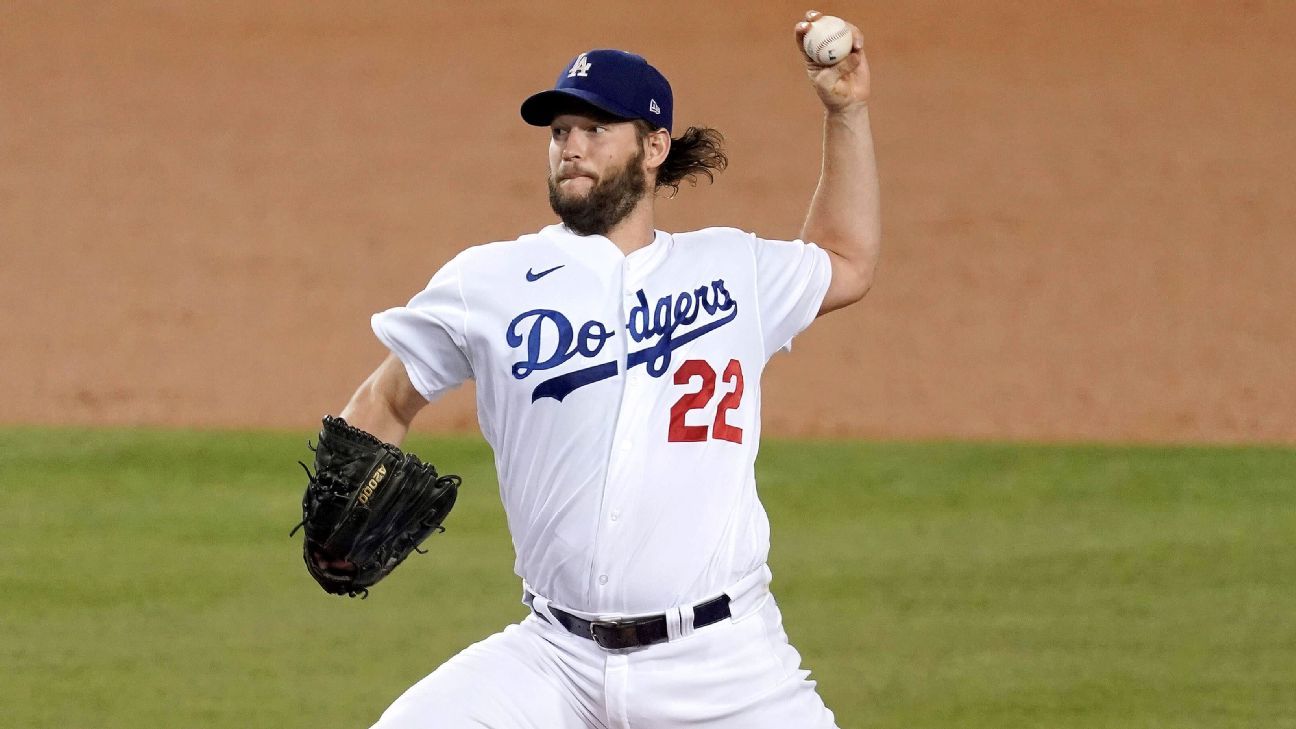 Los Angeles Dodgers' Clayton Kershaw has 13 K's to take out Milwaukee  Brewers - ESPN