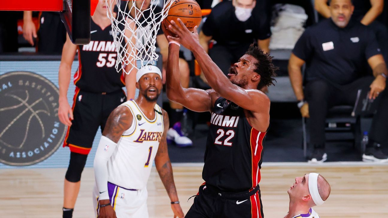 Jimmy Butler carries Miami Heat to Game 3 win over Los Angeles Lakers in NBA  Finals