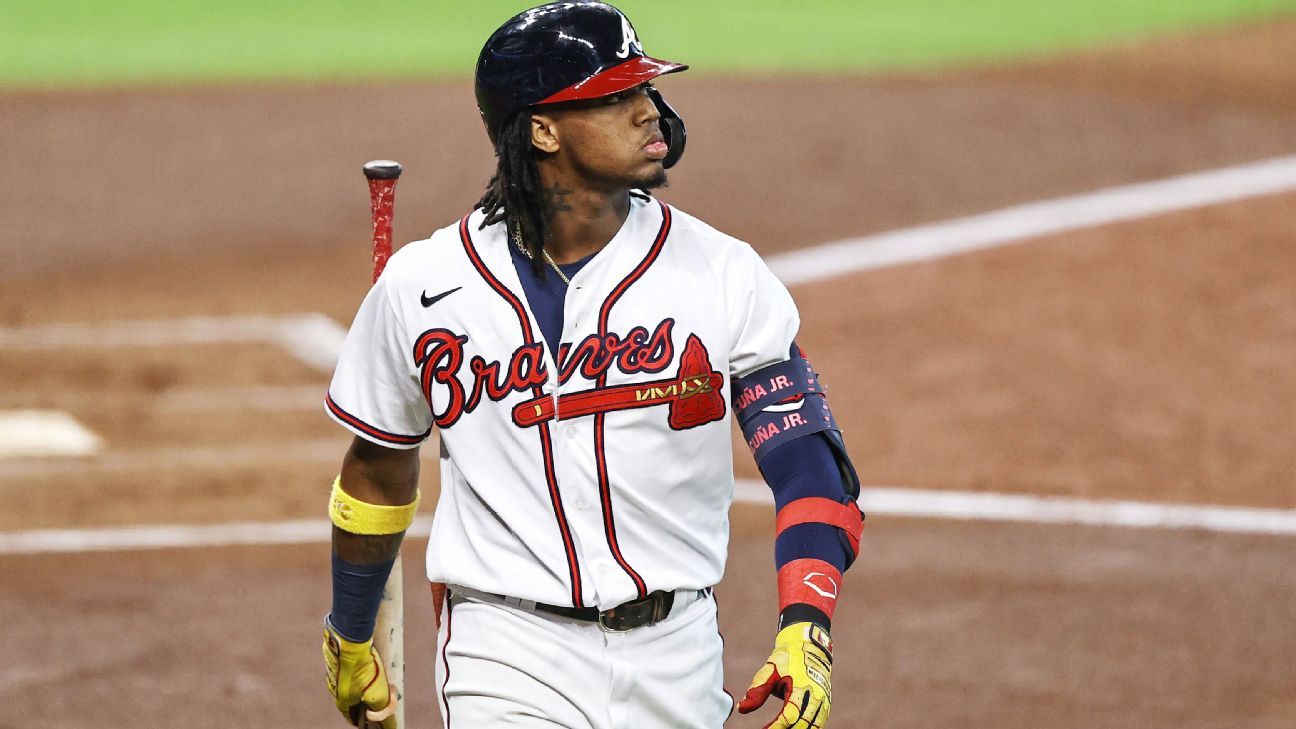 Ronald Acuna Jr. has mild abdominal strain, considered day-to-day