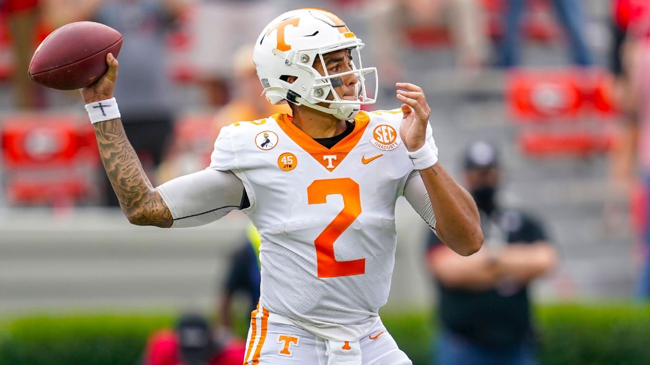 Former Tennessee QB Jarrett Guarantano moving to Washington state