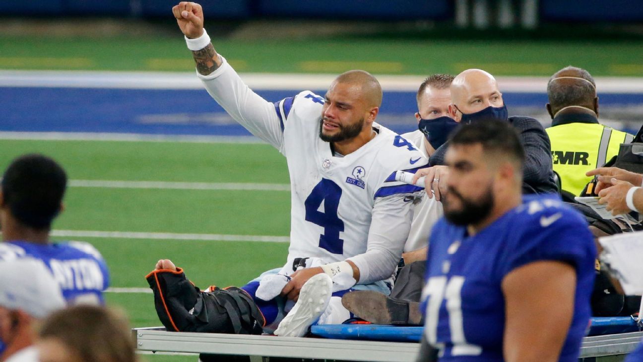 Cowboys' Dak Prescott wears Ezekiel Elliott's Ohio State jersey to  preseason finale